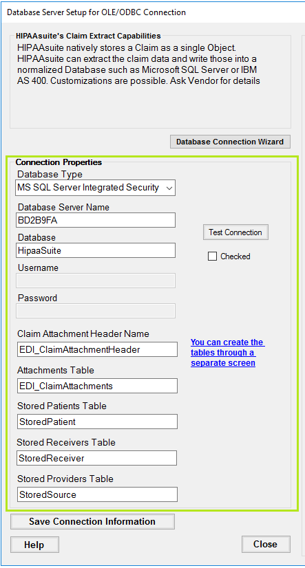 ConnectionProperties