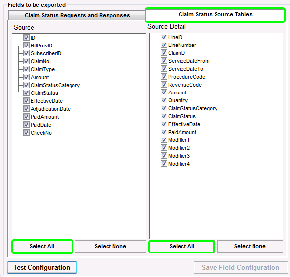 DBSetup-ClaimMasterFields