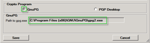 Encryption Setup_GnuPG detected