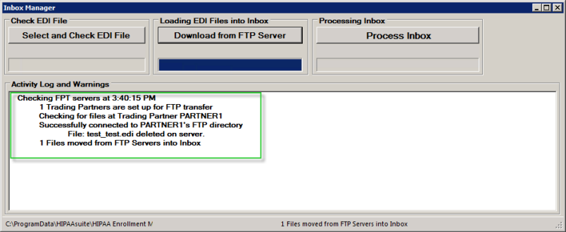 Inbox Manager_Activity Log